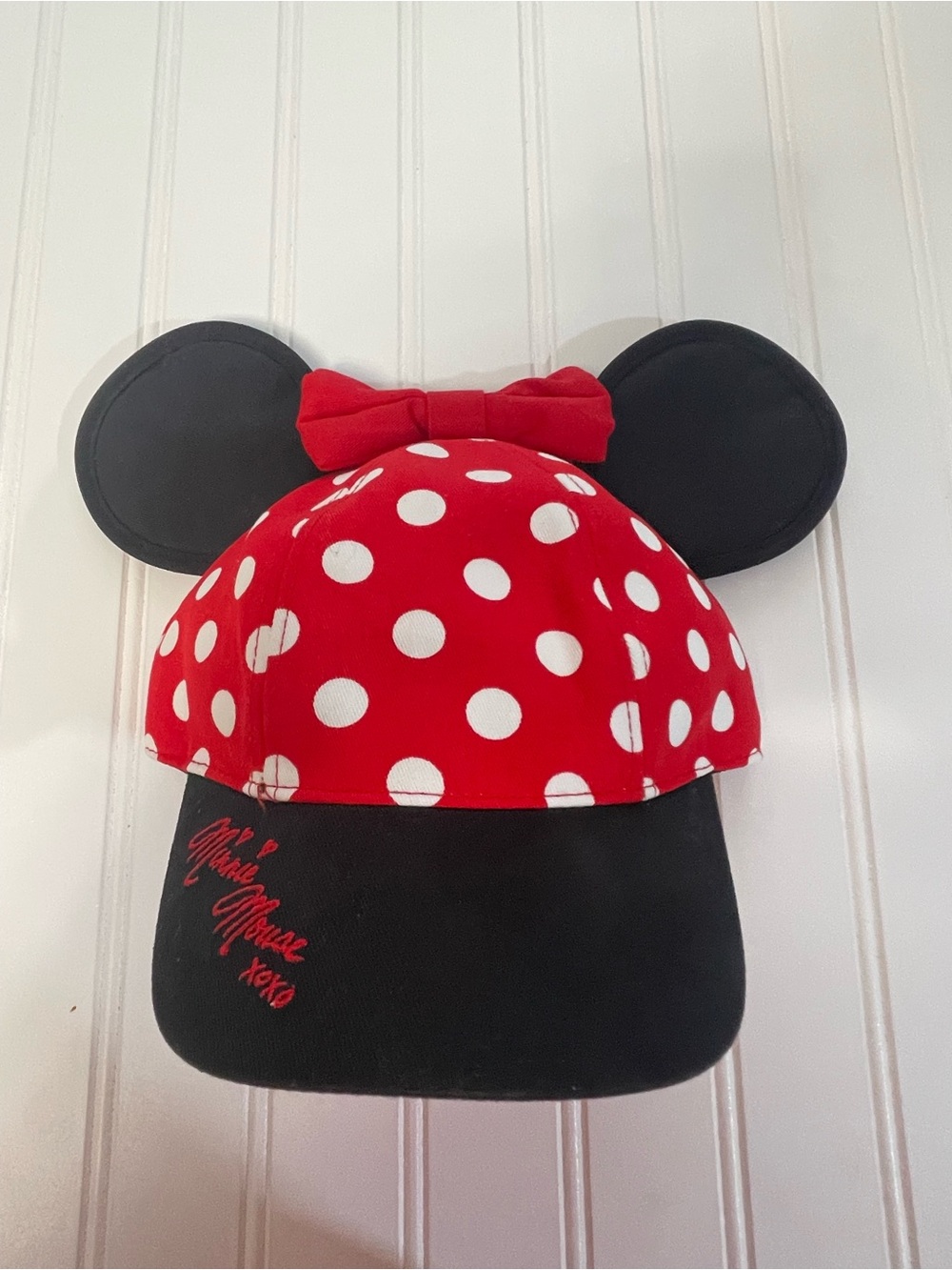 Walt Disney World Youth 100% Cotton Adjustable Minnie Hat